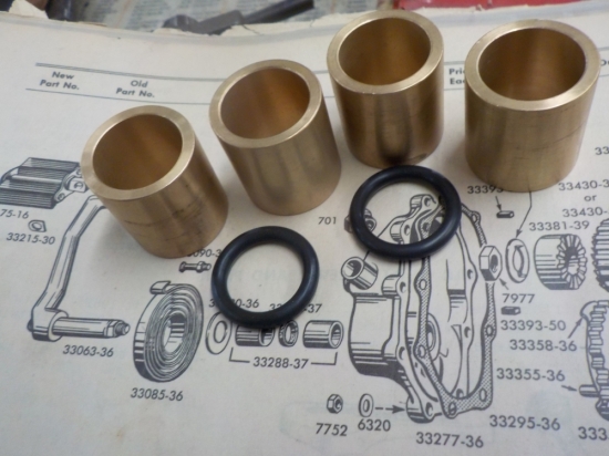 PANHEAD KNUCKLEHEAD UL "NEW" KICK START BUSHING KIT UNDERSIZE #33288-37US